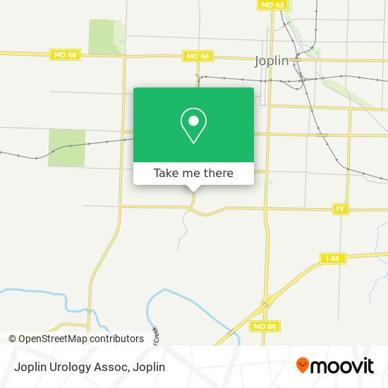 Joplin Urology Assoc map