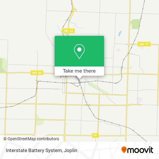 Mapa de Interstate Battery System