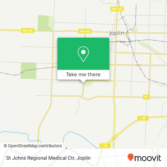 St Johns Regional Medical Ctr map