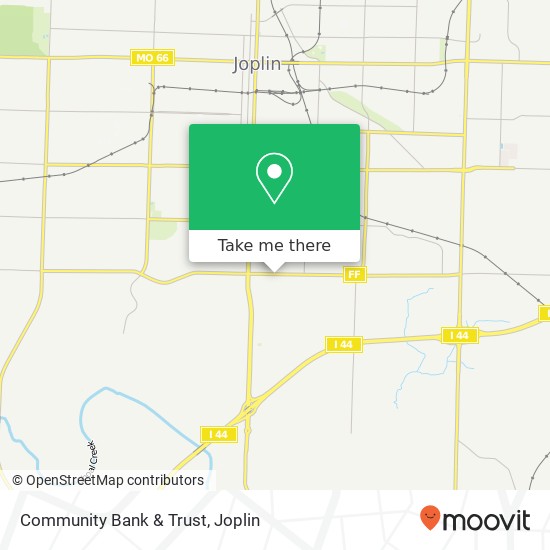 Community Bank & Trust map