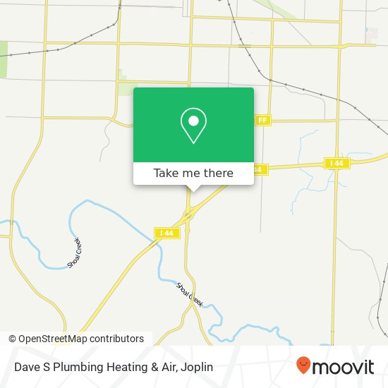 Dave S Plumbing Heating & Air map