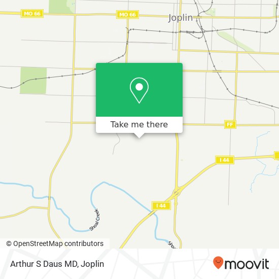 Arthur S Daus MD map