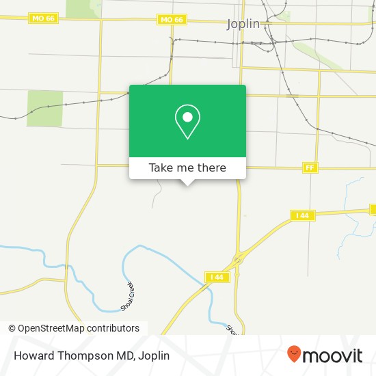 Howard Thompson MD map