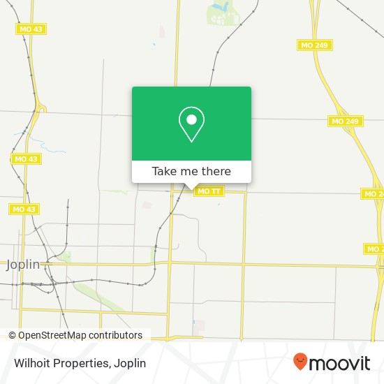 Wilhoit Properties map