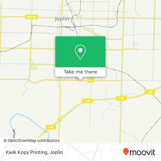 Kwik Kopy Printing map