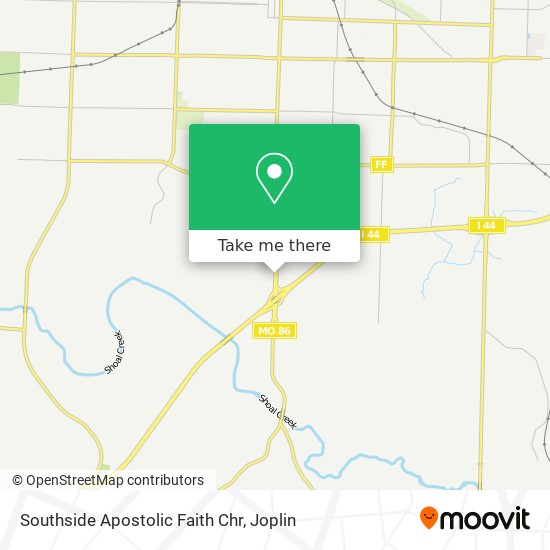 Mapa de Southside Apostolic Faith Chr