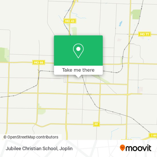 Mapa de Jubilee Christian School