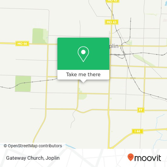 Gateway Church map