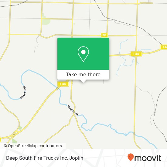 Deep South Fire Trucks Inc map