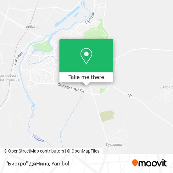 "Бистро" ДиНина map
