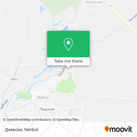 Деевски map