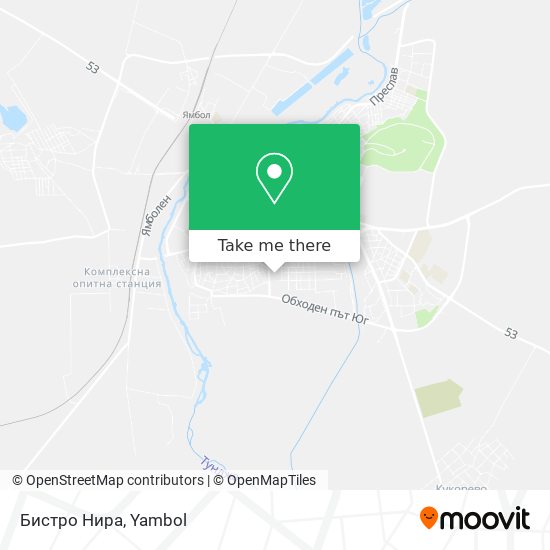 Бистро Нира map