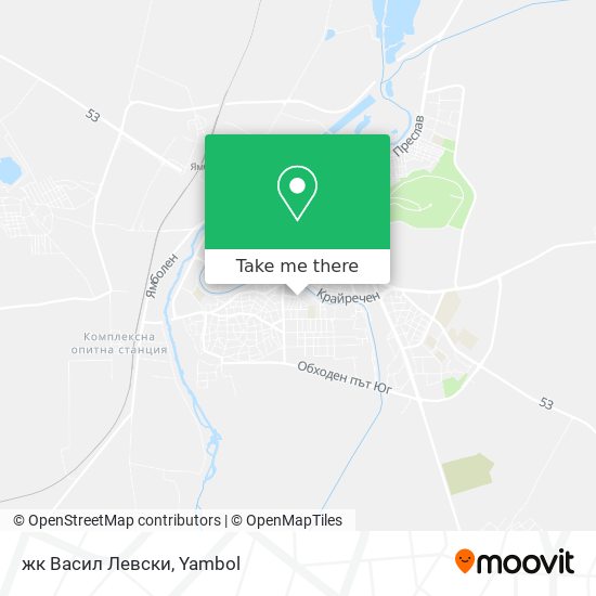 жк Васил Левски map