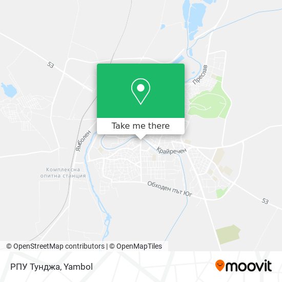 РПУ Тунджа map