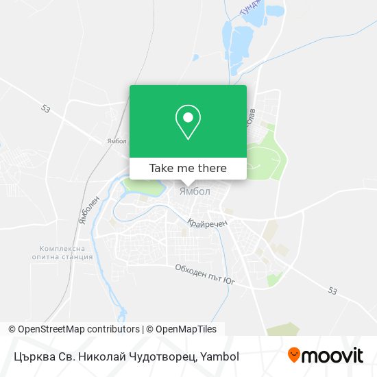 Карта Църква Св. Николай Чудотворец