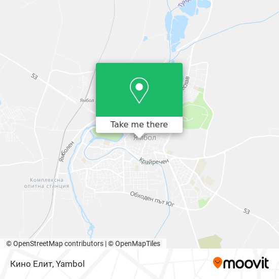Кино Елит map