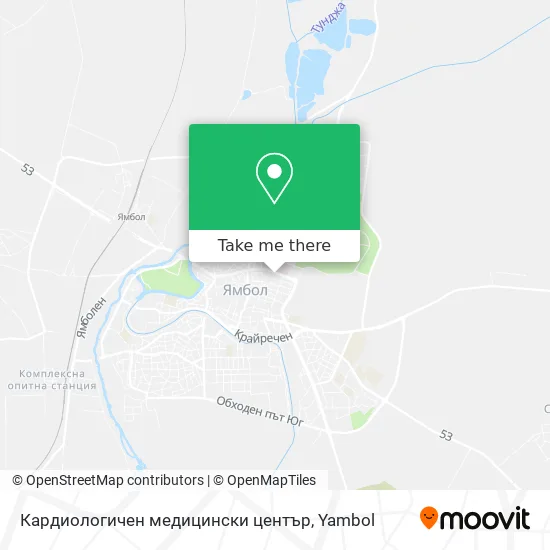 Карта Кардиологичен медицински център