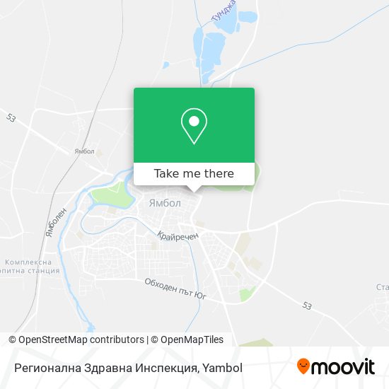 Карта Регионална Здравна Инспекция