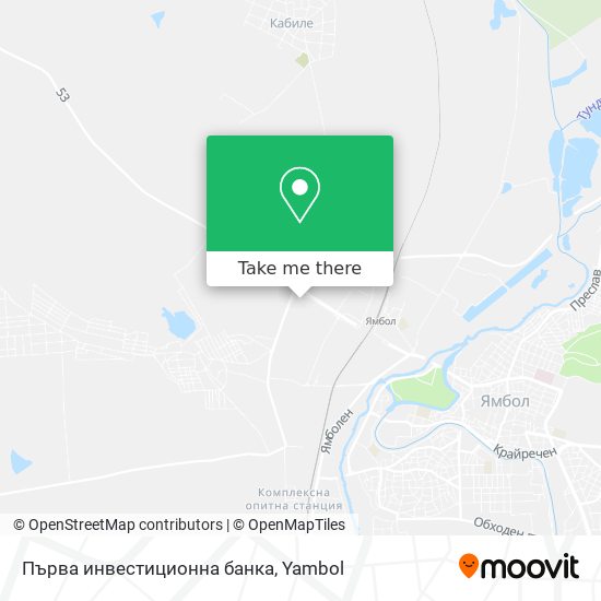 Първа инвестиционна банка map