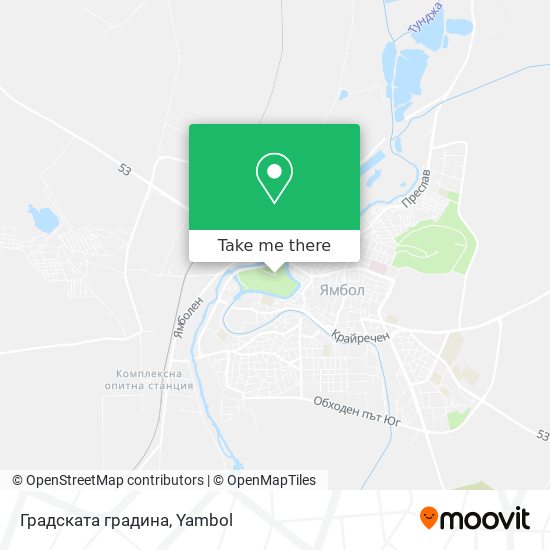 Градската градина map