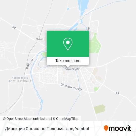 Дирекция Социално Подпомагане map