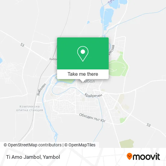 Карта Ti Amo Jambol
