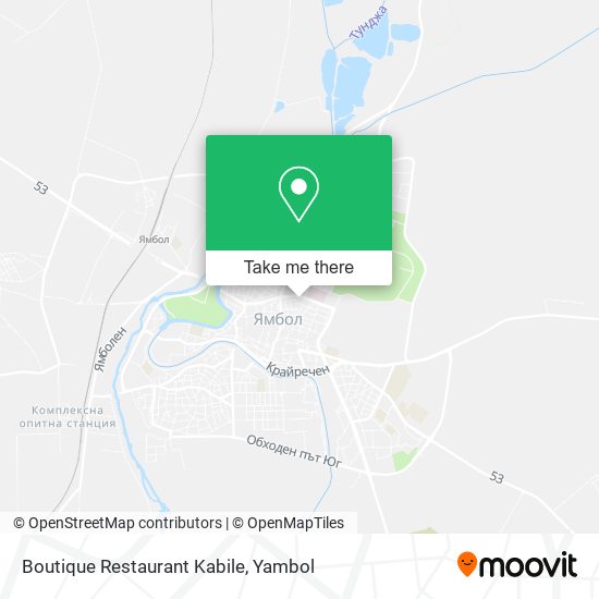 Boutique Restaurant Kabile map