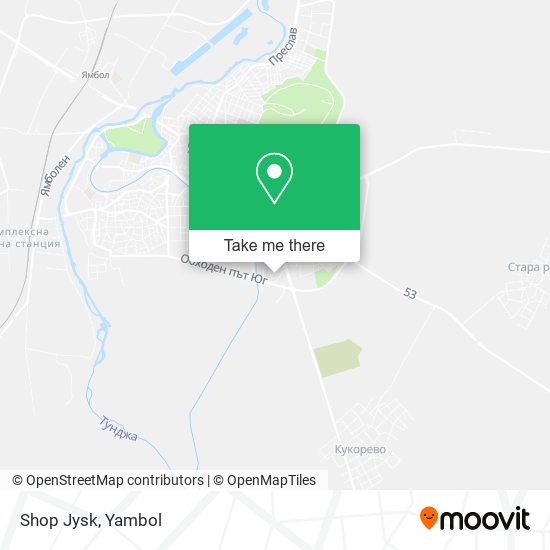 Shop Jysk map