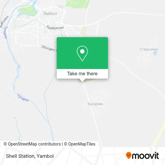 Shell Station map