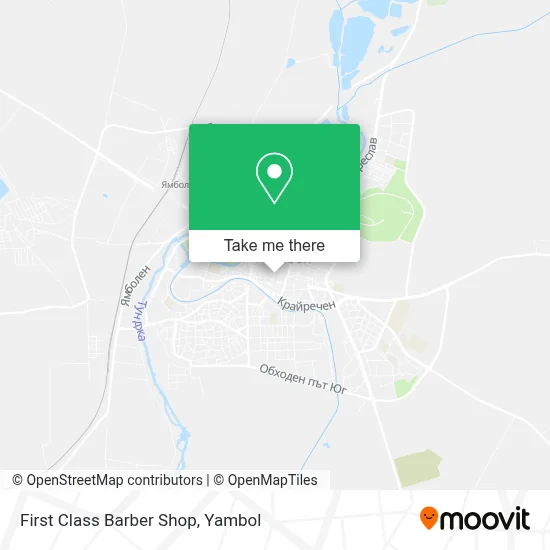 First Class Barber Shop map