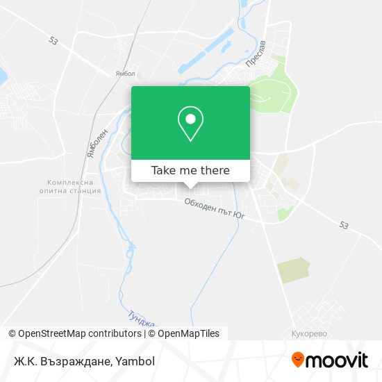 Ж.К. Възраждане map