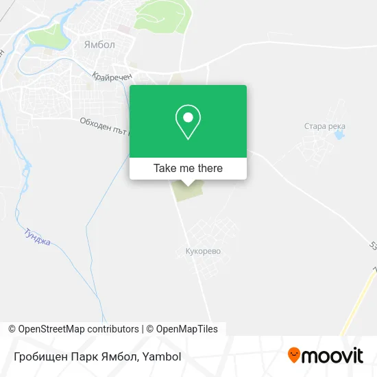 Карта Гробищен Парк Ямбол