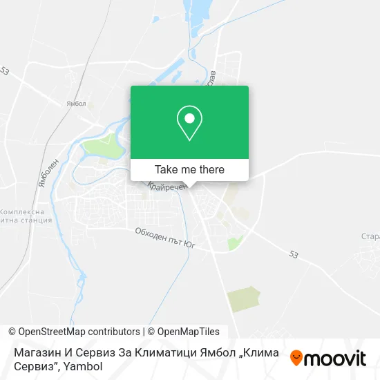 Карта Магазин И Сервиз За Климатици Ямбол „Клима Сервиз”