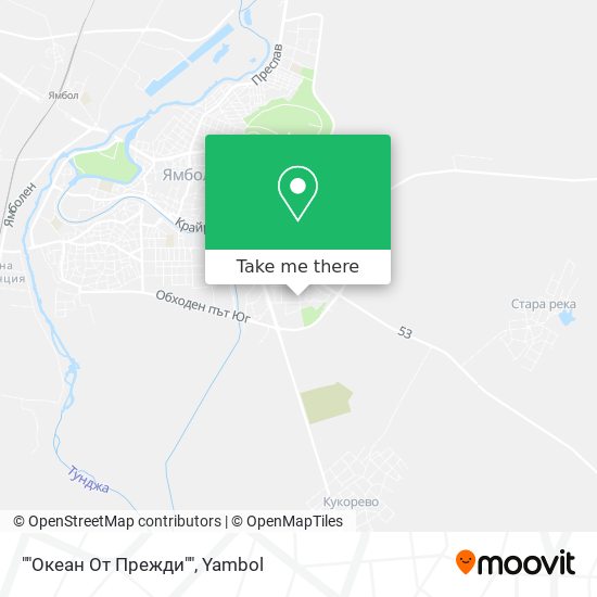 ""Океан От Прежди"" map