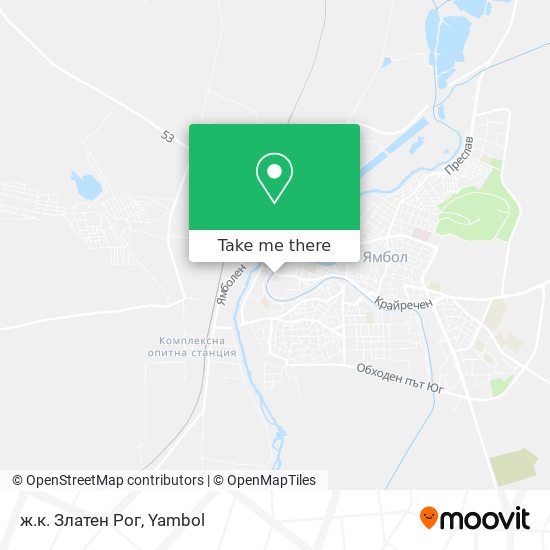 ж.к. Златен Рог map