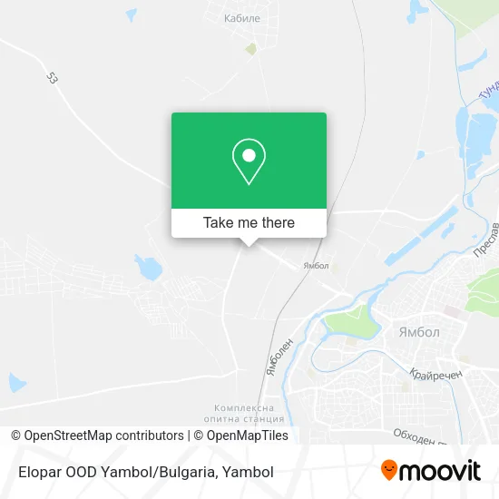 Карта Elopar OOD Yambol/Bulgaria