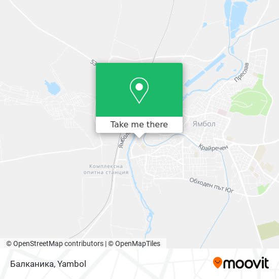 Балканика map