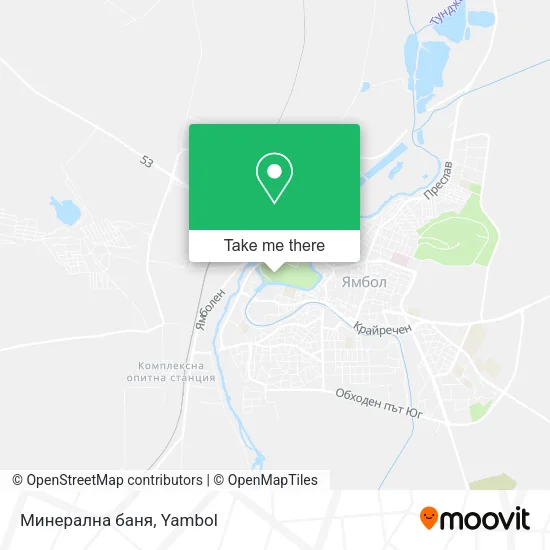 Карта Минерална баня