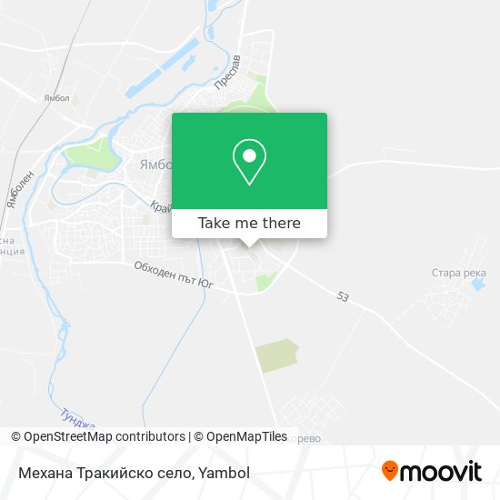 Механа Тракийско село map