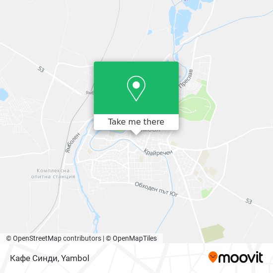 Кафе Синди map