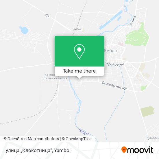 улица „Клокотница“ map