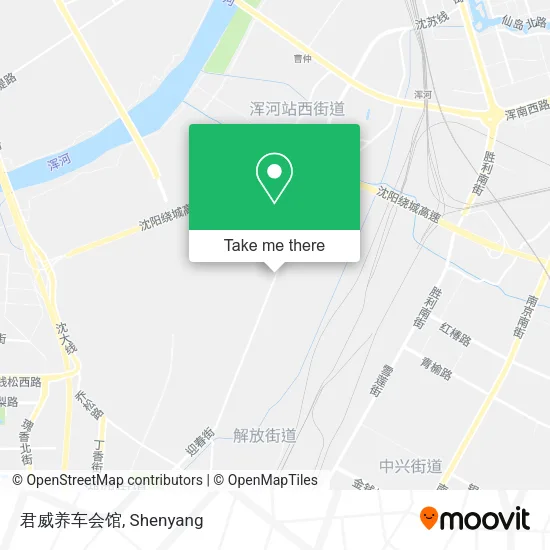 君威养车会馆 map