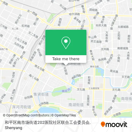 和平区南市场街道202医院社区联合工会委员会 map