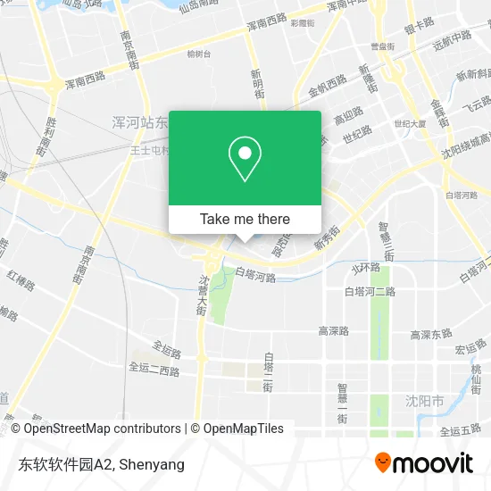 东软软件园A2 map