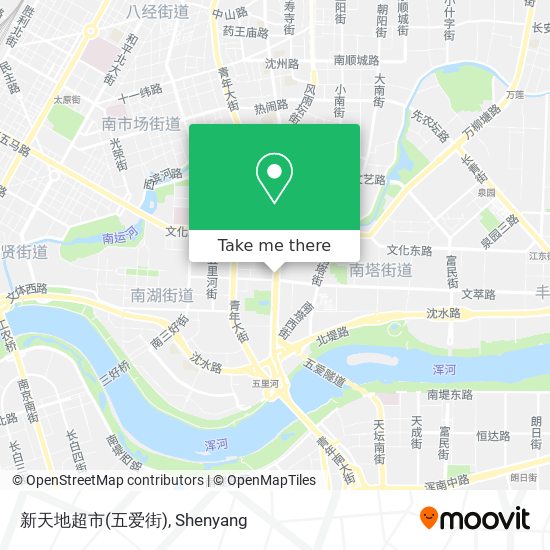 新天地超市(五爱街) map