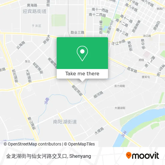 金龙湖街与仙女河路交叉口 map