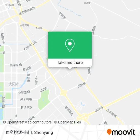 泰奕桃源-南门 map