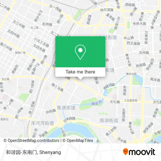 和谐园-东南门 map