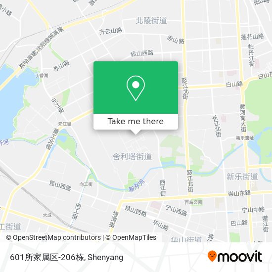 601所家属区-206栋 map