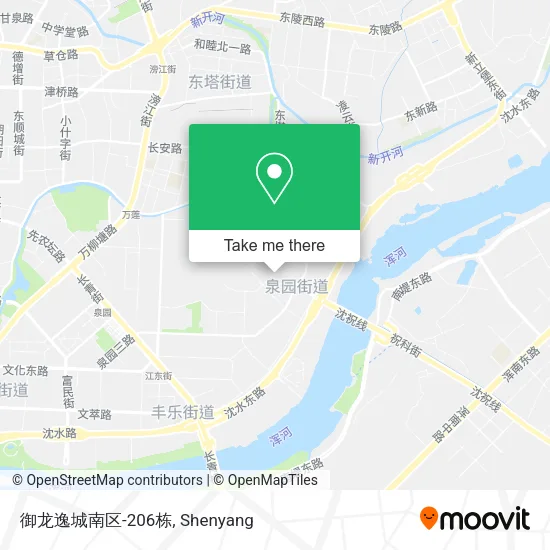 御龙逸城南区-206栋 map
